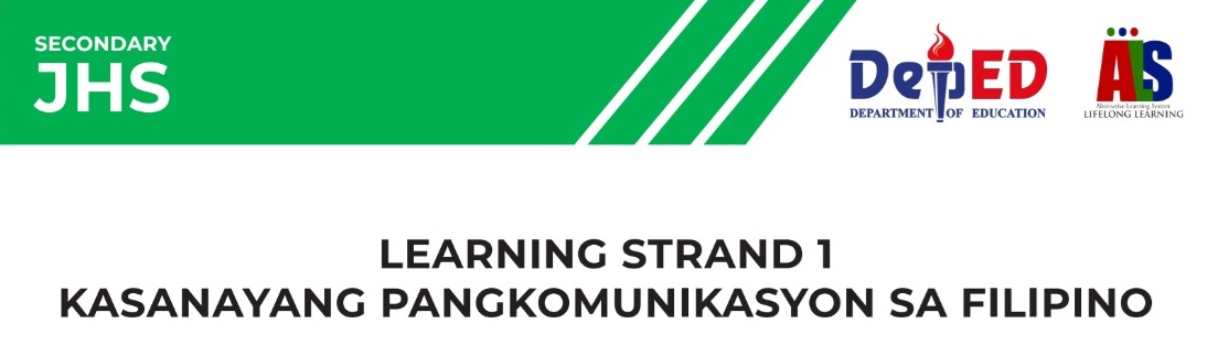 LS1- Kasanayang Pangkomunikasyon sa Filipino